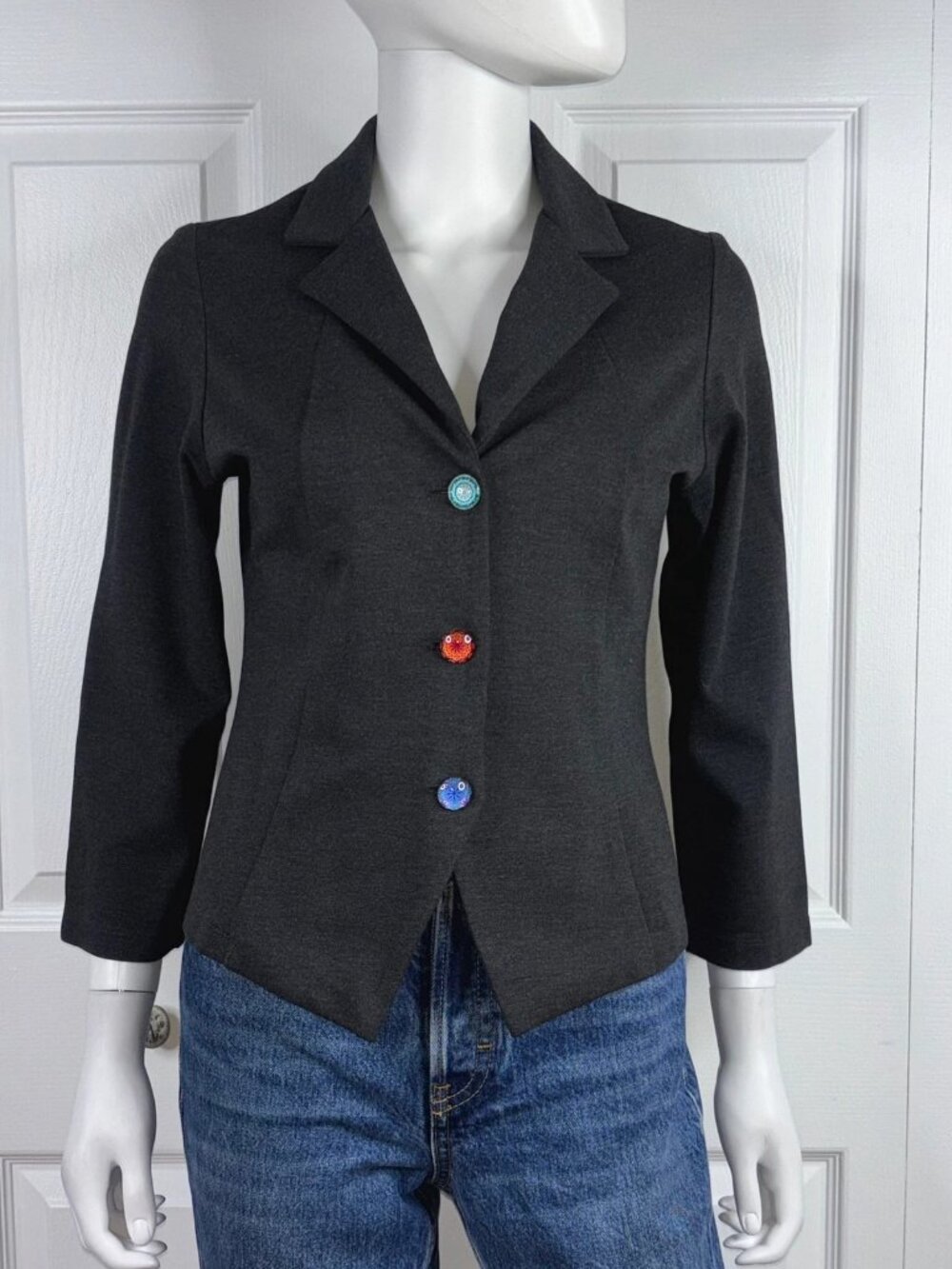 KATRIN LEBLOND 3/4 sleeve women's blazer small
